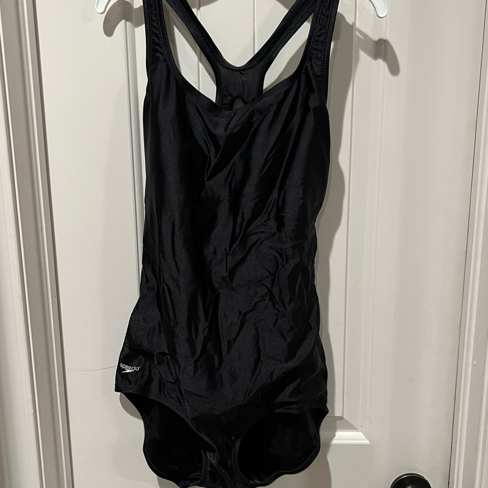 Speedo Black Classic One-Piece Swimsuit